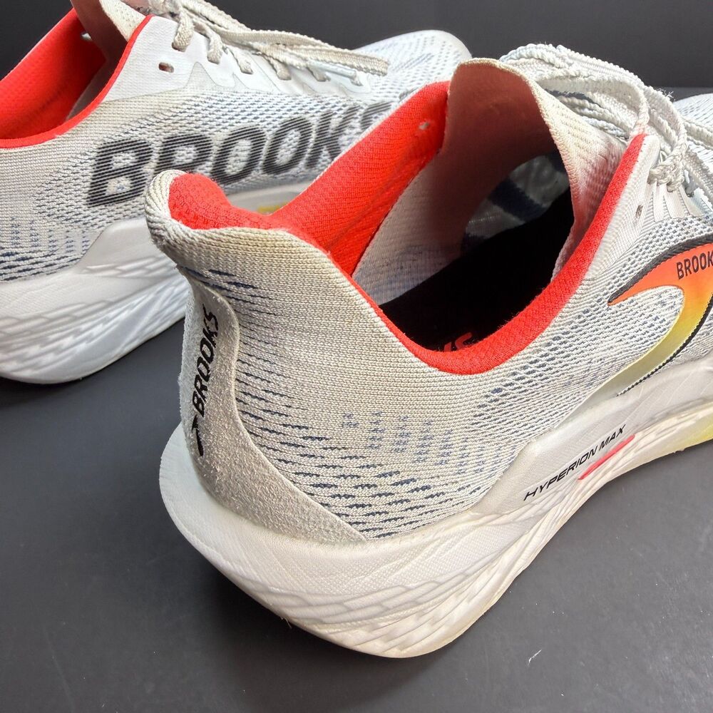 Brooks Hyperion Max 2 Shoes Womens 9 Illusion Coral Black Track Running *READ* - Picture 11 of 16
